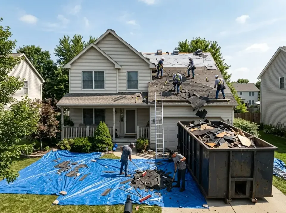 roof-replacement-debris-remova-004 — frequently asked questions, Cheapest Dumpster Rentals in Crest Hill, IL